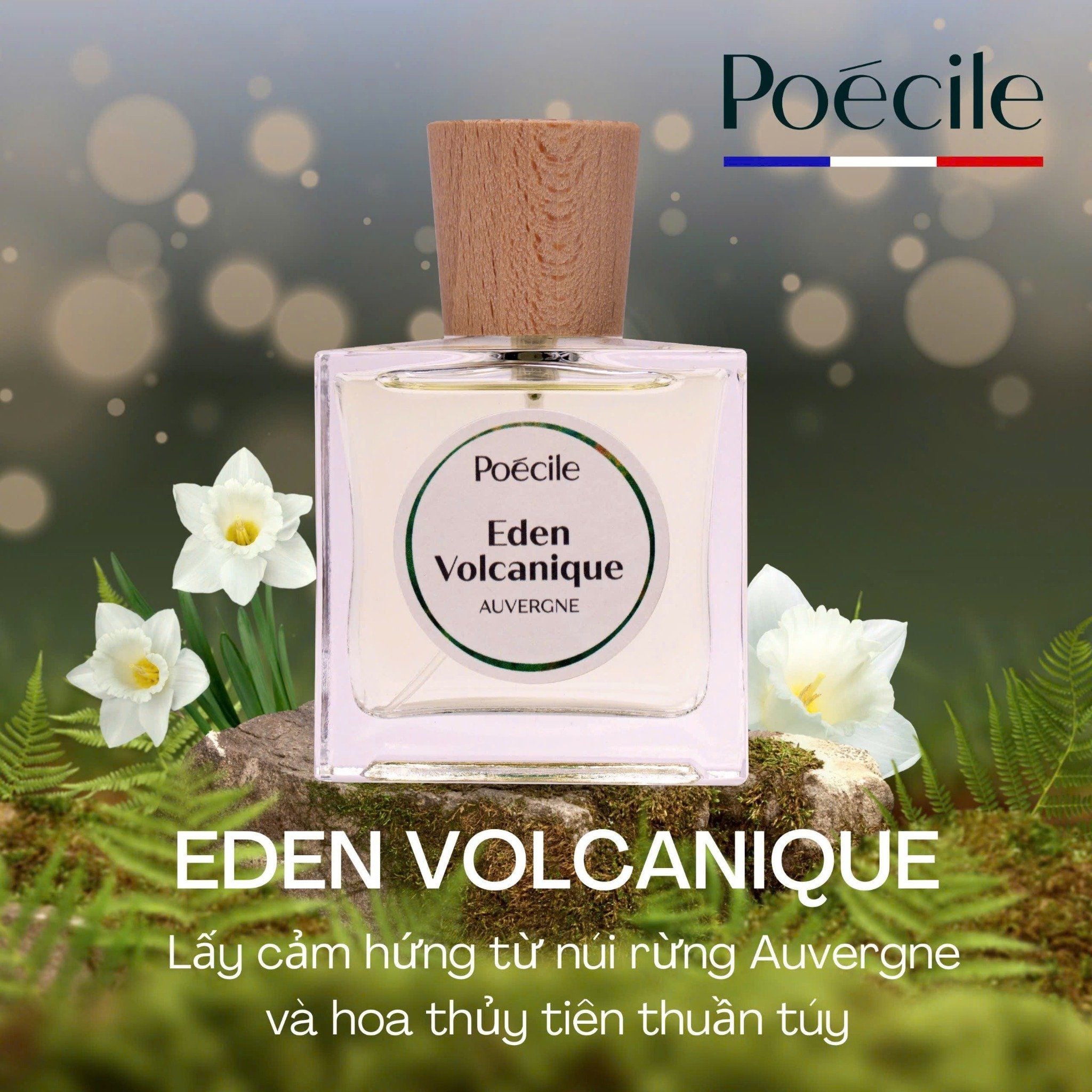 Nước Hoa Nam Nữ Poécile, Eden Volcanique 15ml - 50ml