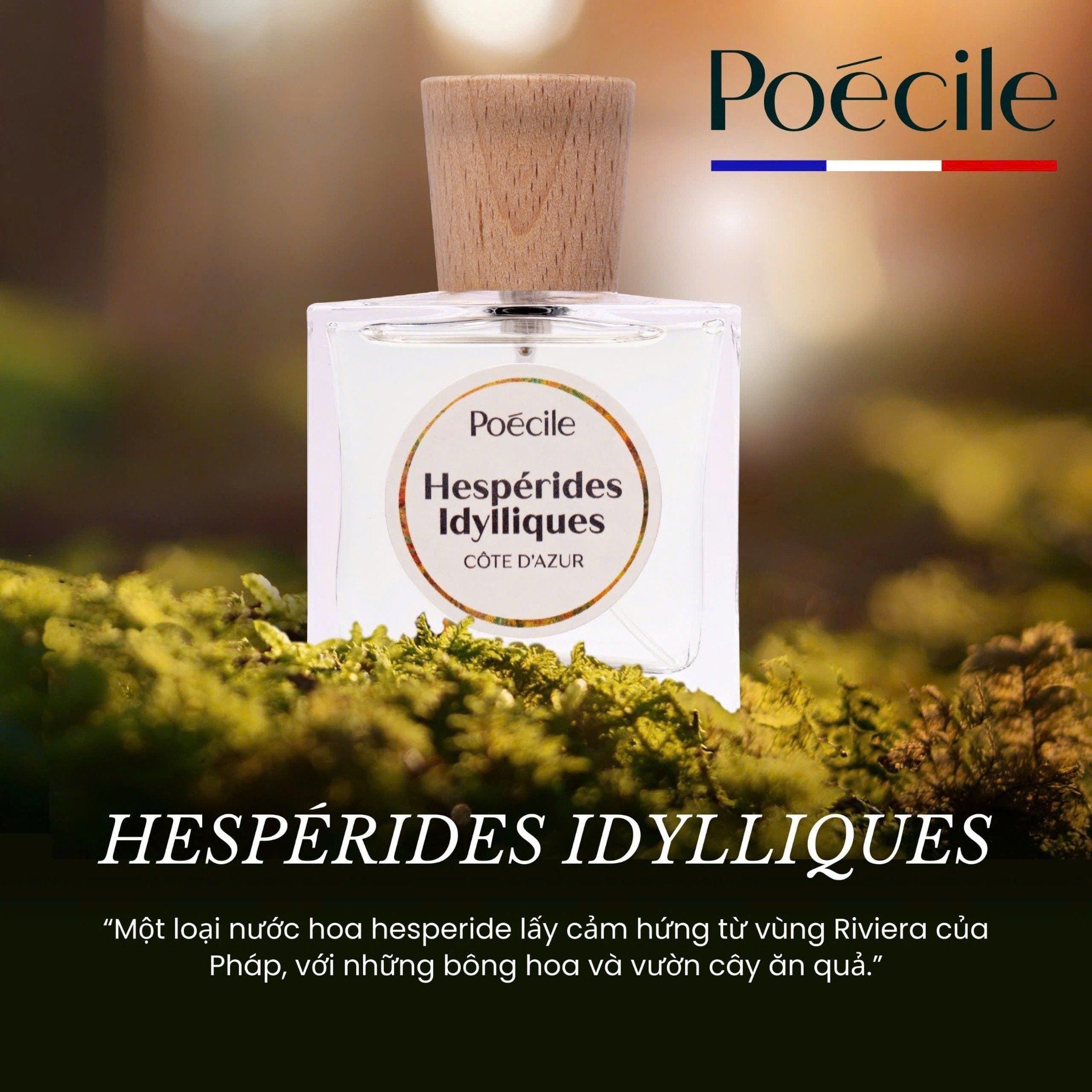 Nước Hoa Nam Nữ Poécile, Hespérides Idylliques 15ml - 50ml